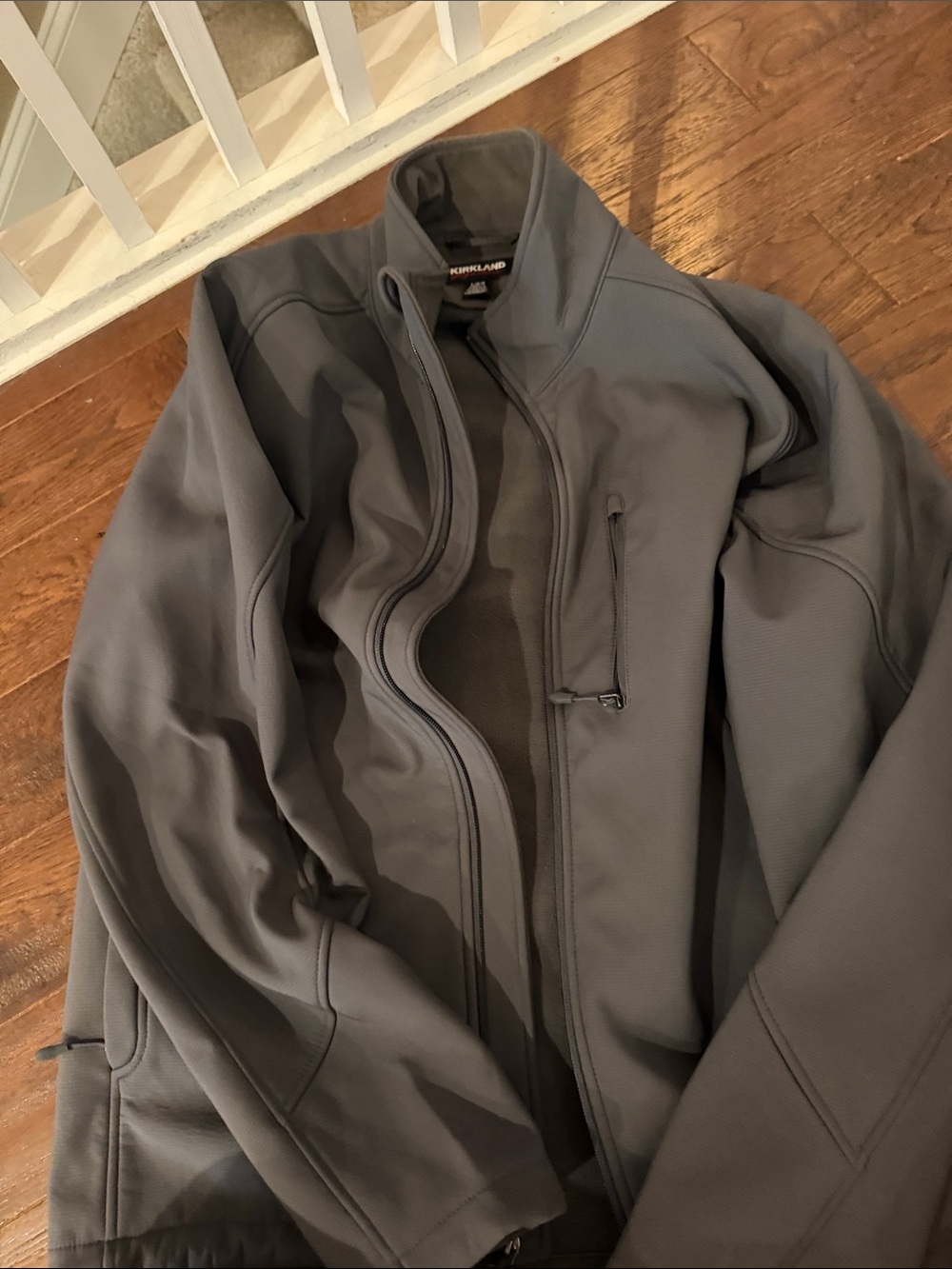 Kirkland Signature Men's Charcoal Softshell Jacket